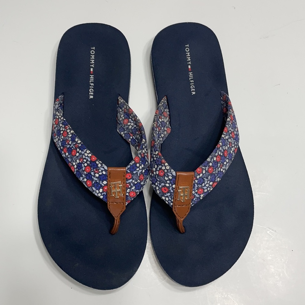 Women’s Tommy Hilfiger Blue Print Thing Sandals
